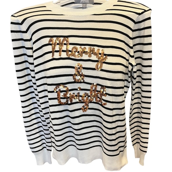 Marled “Merry and Bright” holiday sweater - Picture 3 of 7